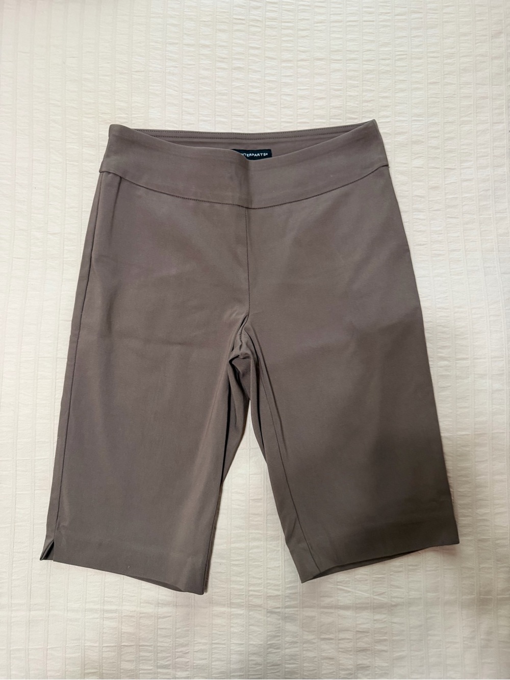 Espresso brown color Bermuda shorts. Easily dressed up.